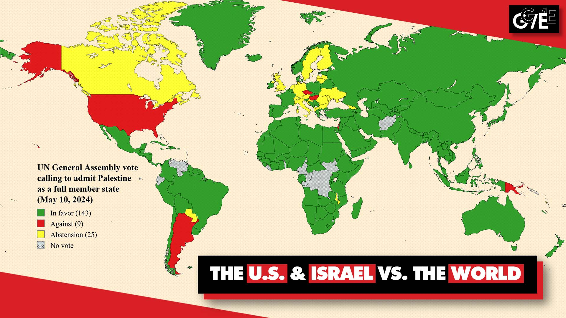 USA & Israel defy world in vote to make Palestine full UN member (Ben Norton, 11 May 2024)